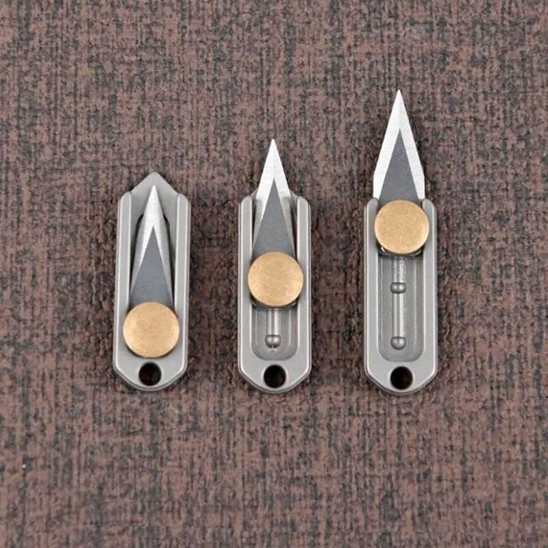 Portable EDC Titanium Keychain Knife