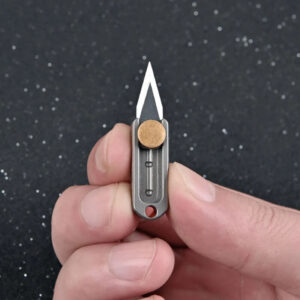 Portable EDC Titanium Pocket Pendant Mini Keychain Knife