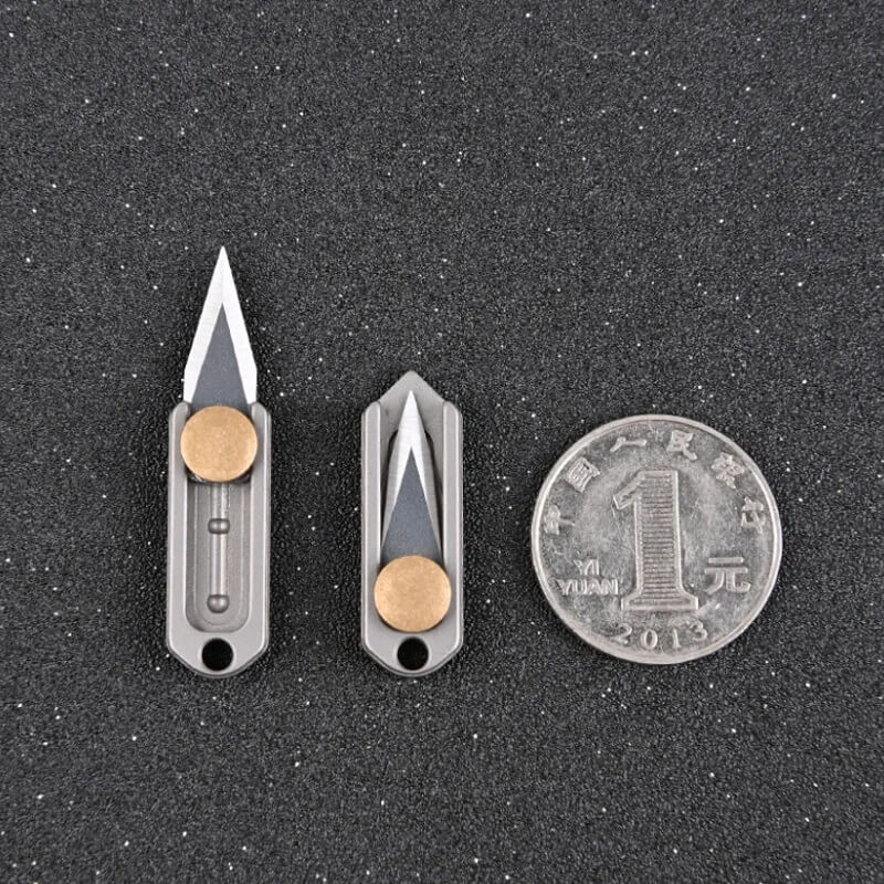 Titanium Pocket Pendant Mini Keychain Knife