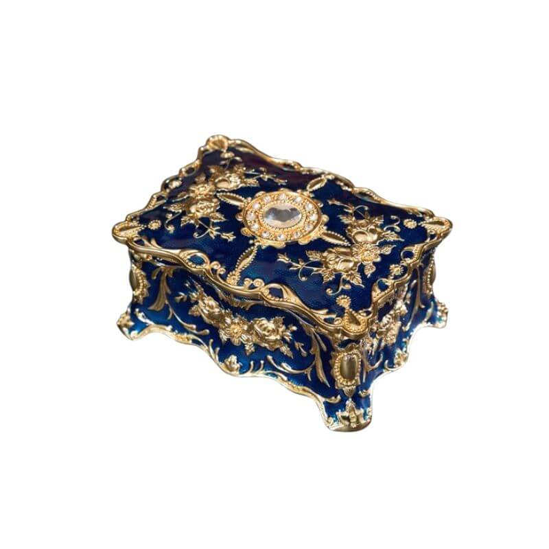 European Retro Jewelry Box for Rings & Necklaces