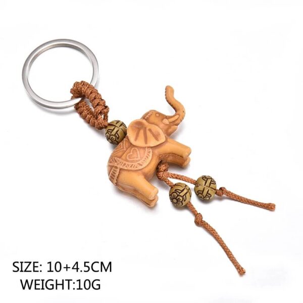 Elephant Keychain Information - size