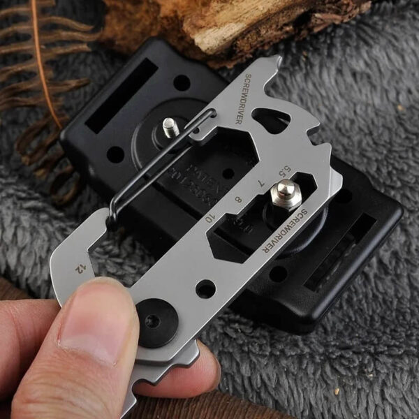 Ultimate Stainless Steel EDC Multi-Tool Keychain (3)