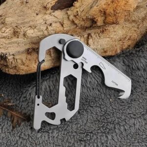 Ultimate Stainless Steel EDC Multi-Tool Keychain