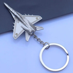Men’s Metal Stealth Fighter Jet Keychain
