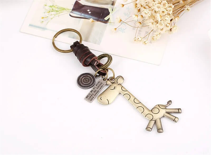 Longneck Giraffe Keychain